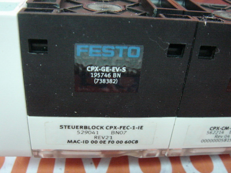 FESTO CPX-GE-EV-S / CPX-FEC-1-IE / CPX-CM-HPP / CPX-AB-8-KL FESTO CPX-GE-EV-S / CPX-FEC-1-IE / CPX-CM-HPP / CPX-AB-8-KL